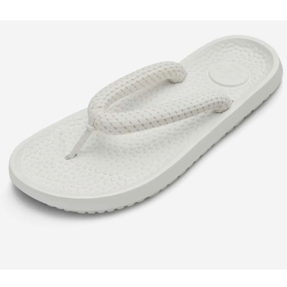 allbirds Other - Allbirds Slides Mens Size 10 Sugar Zeffer Flip Flops‎ Unisex White Blizzard NWT
